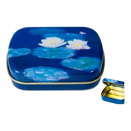 Fémdoboz 6,3x1,8x5,2cm, Monet: Water Lilies