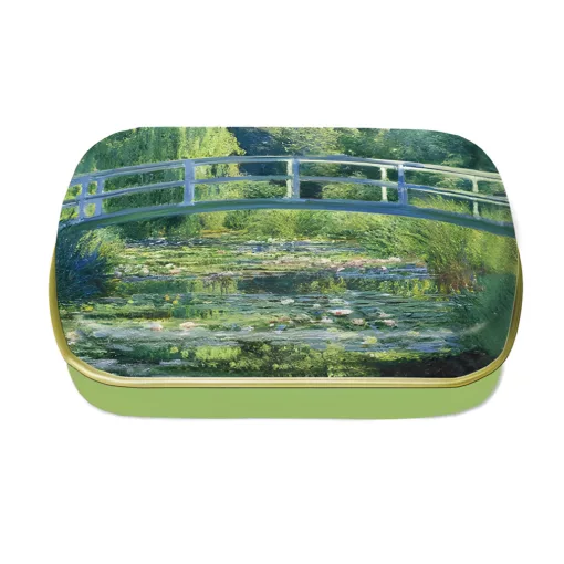 Fémdoboz 6,3x1,8x5,2 cm, Monet:Híd a tavirózsák fölött – Fridolin