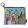 Mini pénztárca, polyester, 12x1,5x10cm, James Rizzi: My New York City