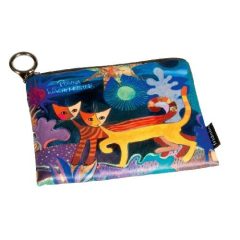   Mini pénztárca, polyester, 12x1,5x10cm, Rosina Wachtmeister: Wonderland