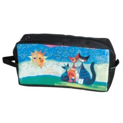   Kozmetikai táska 25x12x8cm, polyester, Rosina Wachtmeister: Momenti di Felicita