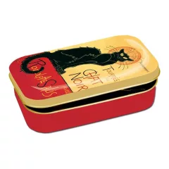 Fémdoboz 10x2x6,2cm, Chat Noir – Fridolin