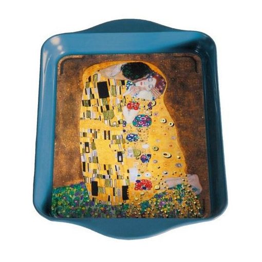 Fémtálca 21x2x14cm, Klimt: The Kiss
