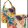 Táska a táskában, polyester, Klimt: Lady with Fan, 42x48cm, összehajtva 16x13cm