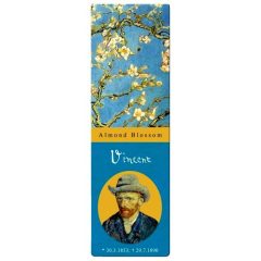 Fridolin Könyvjelző 5x16cm, Van Gogh:Mandulavirágzás