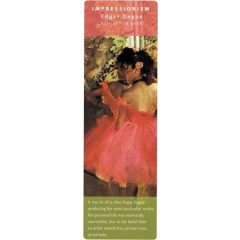 Könyvjelző 5x16cm, Degas: Dancers in Pink