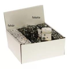 Mini fémdoboz 43x43x40mm, Stella – Gawol