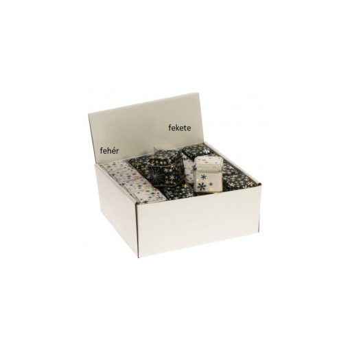 Mini fémdoboz 43x43x40mm, Stella – Gawol