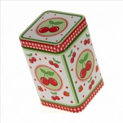 Gawol Konyhai fémdoboz 72x72x100mm, Cherries