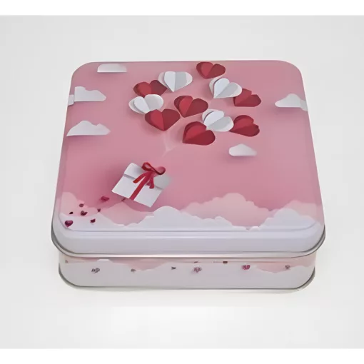/350 Konyhai fémdoboz 107x107x32mm, Amour – Gawol