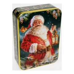 Konyhai fémdoboz 142x101x31mm, Santa