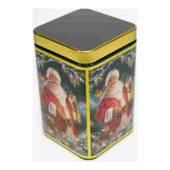 Konyhai fémdoboz 72x72x100mm, Santa