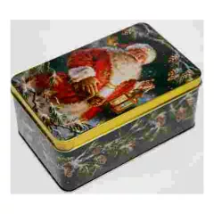 Konyhai fémdoboz 140x88x64mm, Santa