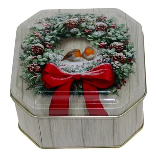 Gawol Konyhai fémdoboz 103x103x55mm, Rotkehlchen