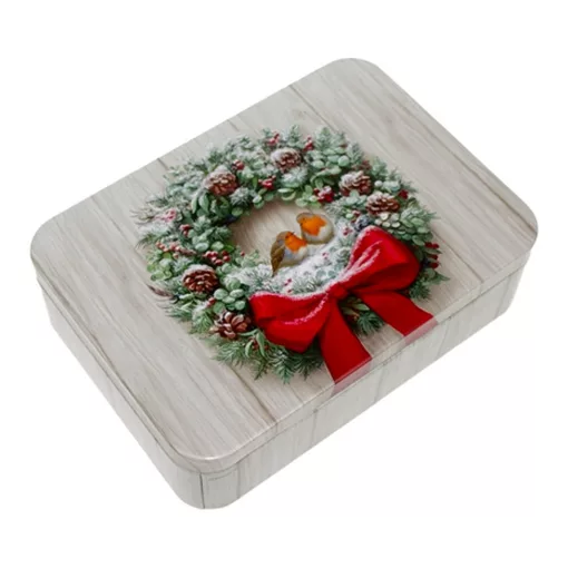 Gawol Konyhai fémdoboz 142x101x31mm, Rotkehlchen
