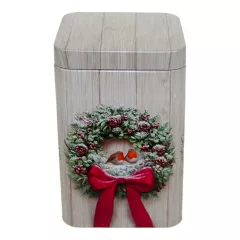 Gawol Konyhai fémdoboz 72x72x100mm, Rotkehlchen