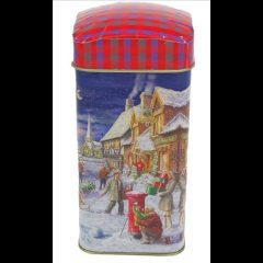 Gawol Konyhai fémdoboz 60x60x120mm, Weihnachtsmarkt