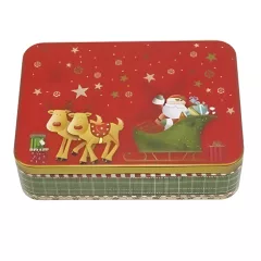   /107 Konyhai fémdoboz 142x101x31mm, Christmas Magic – Gawol