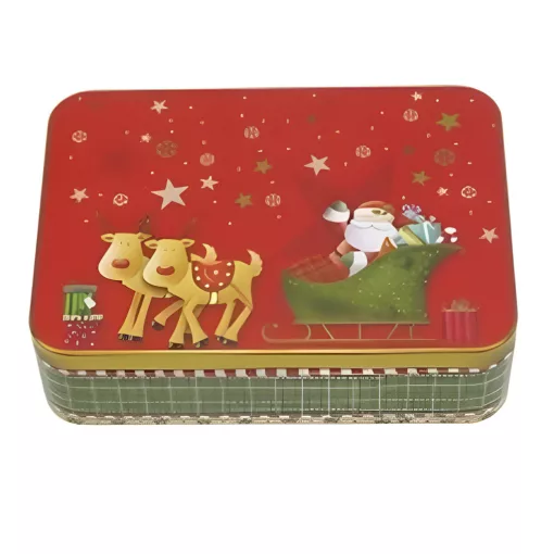 /107 Konyhai fémdoboz 142x101x31mm, Christmas Magic – Gawol
