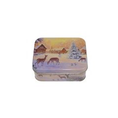 Konyhai fémdoboz 147x114x57mm, Winter Nostalgia – Gawol