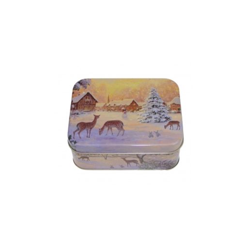 Konyhai fémdoboz 147x114x57mm, Winter Nostalgia – Gawol