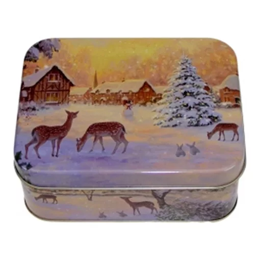 Konyhai fémdoboz 147x114x57mm, Winter Nostalgia – Gawol