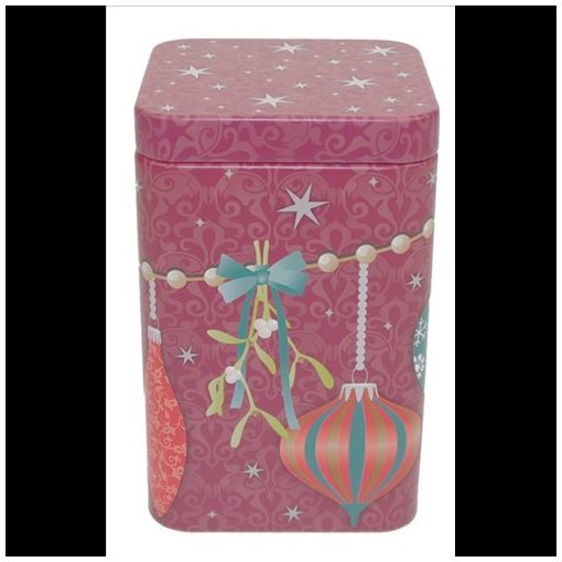 Gawol Konyhai fémdoboz 72x72x100mm, Xmas Ornaments