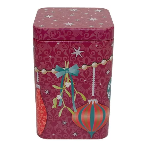 Gawol Konyhai fémdoboz 72x72x100mm, Xmas Ornaments