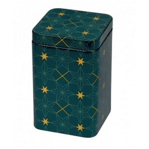Konyhai fémdoboz 72x72x98mm, Yule green