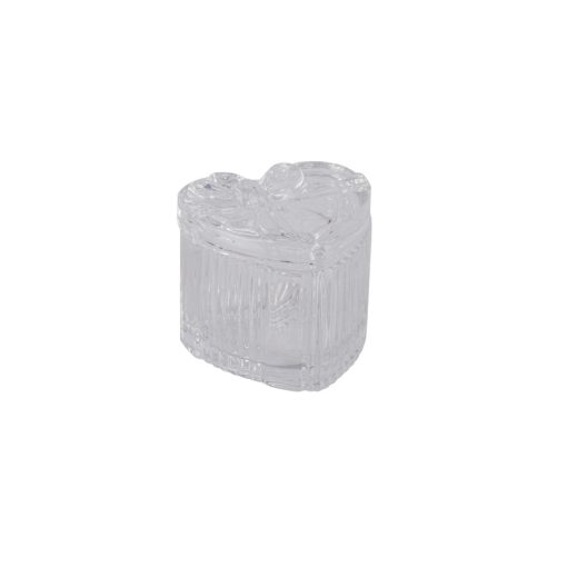 Szív csomag üvegdobozka, 7,5x7x7cm – Gehlmann