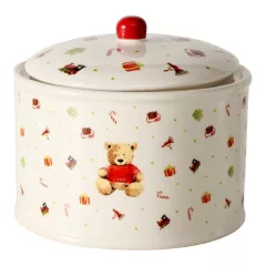   Kerámia konyhai tároló 15x18cm,2000ml, piros pulcsis macival, Bailey – Boltze