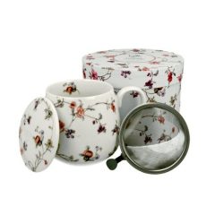   Duo Gift Porcelánbögre tetővel, fémszűrővel, 400ml, dobozban, Safa