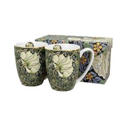   Duo Gift Porcelánbögre 360ml, 2 db-os, dobozban, William Morris:Pimpernel