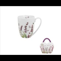   Duo Gift Porcelánbögre 360ml, díszcsomagolásban, Classic Lavender