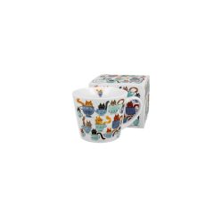 Porcelánbögre 600ml, dobozban, Teacup Cats – Duo Gift