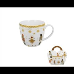   Duo Gift Porcelánbögre 460ml, díszcsomagolásban, Christmas Ballerina