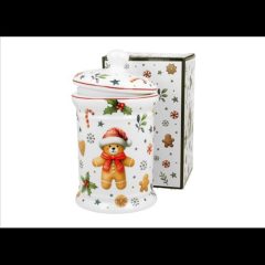   Duo Gift Porcelán keksztároló 11x19cm, 800ml, dobozban, Christmas Cuties