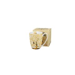 Porcelánbögre 360ml, dobozban, Klimt: Életfa – Duo Gift