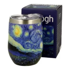   Rozsdamentes acél hőtartó pohár 330ml, Van Gogh: Csillagos éj – Duo Gift
