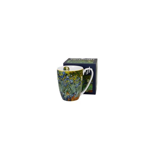 Porcelánbögre 360ml, dobozban Van Gogh: Íriszek – Duo Gift
