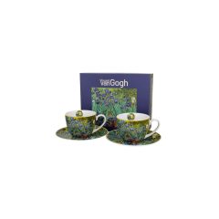   Porceláncsésze+alj 270ml, dobozban, 2 személyes Van Gogh: Íriszek – Duo Gift