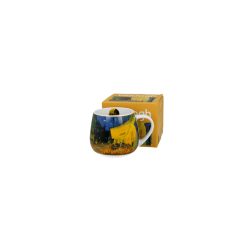   Porcelánbögre 430ml, dobozban, Van Gogh: Kávéház éjjel – Duo Gift