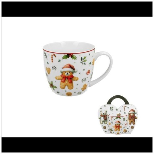 Duo Gift Porcelánbögre 460ml, díszcsomagolásban, Christmas Cuties
