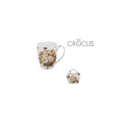   Porcelánbögre 350ml, díszcsomagolásban, Basket of Flowers-Peonies – Duo Gift