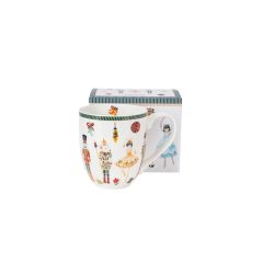 Porcelánbögre 1000ml, dobozban, Nutcracker – Duo Gift