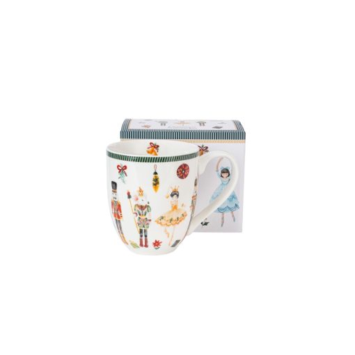 Porcelánbögre 1000ml, dobozban, Nutcracker – Duo Gift