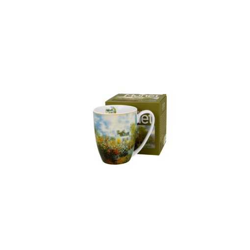 Porcelánbögre 360ml, dobozban, Monet: Kert Argenteuilban – Duo Gift