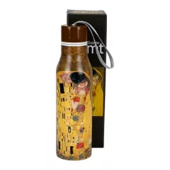   Rozsdamentes acél hőtartó útipalack duplafalú, 0,5l, Klimt:The Kiss – Duo Gift