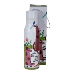   Rozsdamentes acél hőtartó útipalack duplafalú, 0,5l, Dog Picnic – Duo Gift