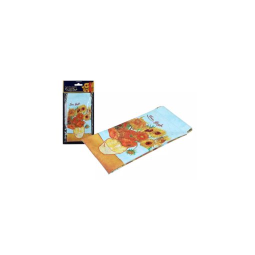 Műanyag szemüvegtasak 9x18cm, Van Gogh: Napraforgók – Carmani